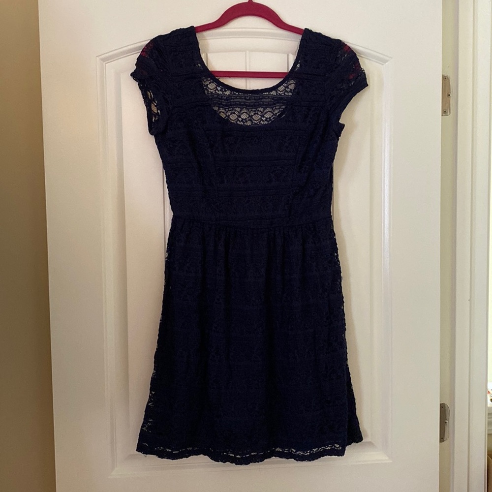 Navy blue dress